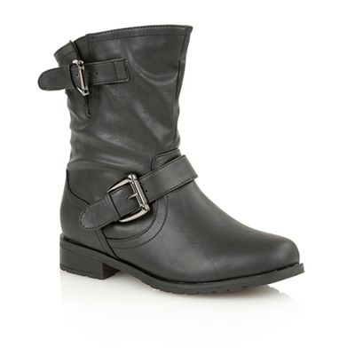Lotus Black 'Barberry' ankle boots